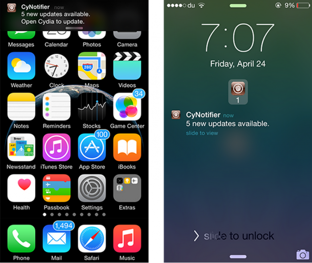 CyNotifier je odličan tweak za iPhone korisnike sa iOS 8 platformom!